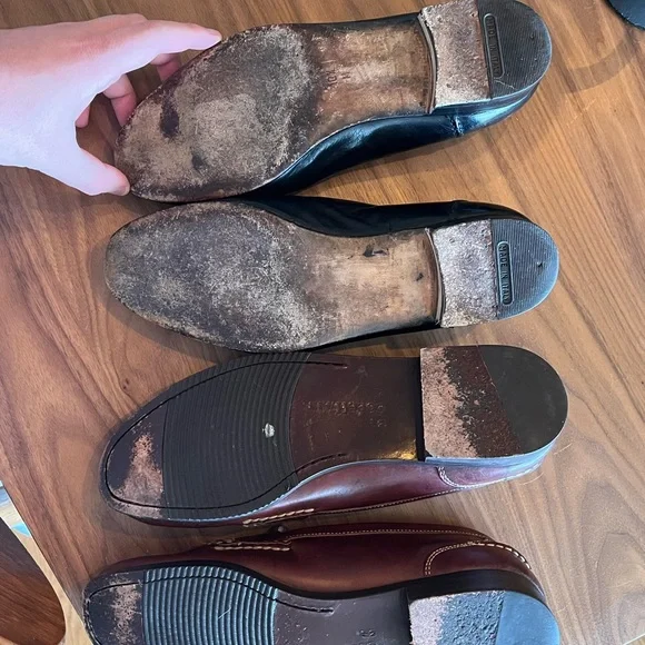 Cole Haan Brown and Black Loafers Timeless Slip-Ons - Picture 4 of 4